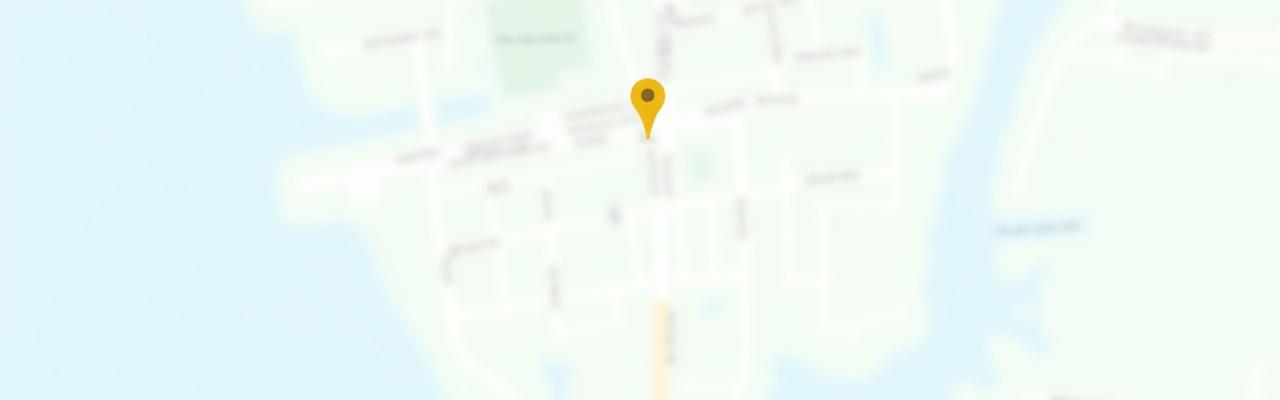 Map showing the location of Gableworks office at 1475 Bay Street, Vancouver, BC.